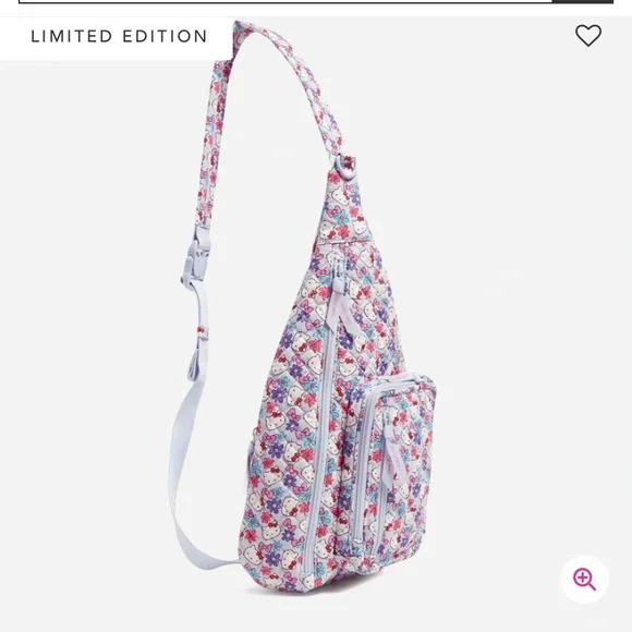 🎀 NWT Vera Bradley x Hello Kitty 🎀 Limited Edition Sling Backpack - Picture 2 of 9